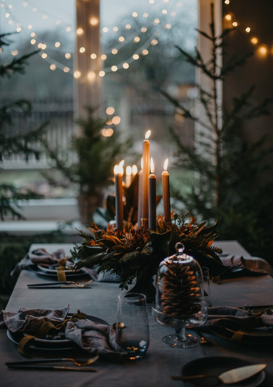 Christmas Blue Tablescape from What a Host Home