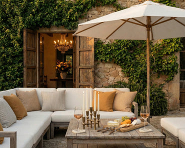 Modern Rustic Travertine Coasters Irregular Shape from What a Host Home