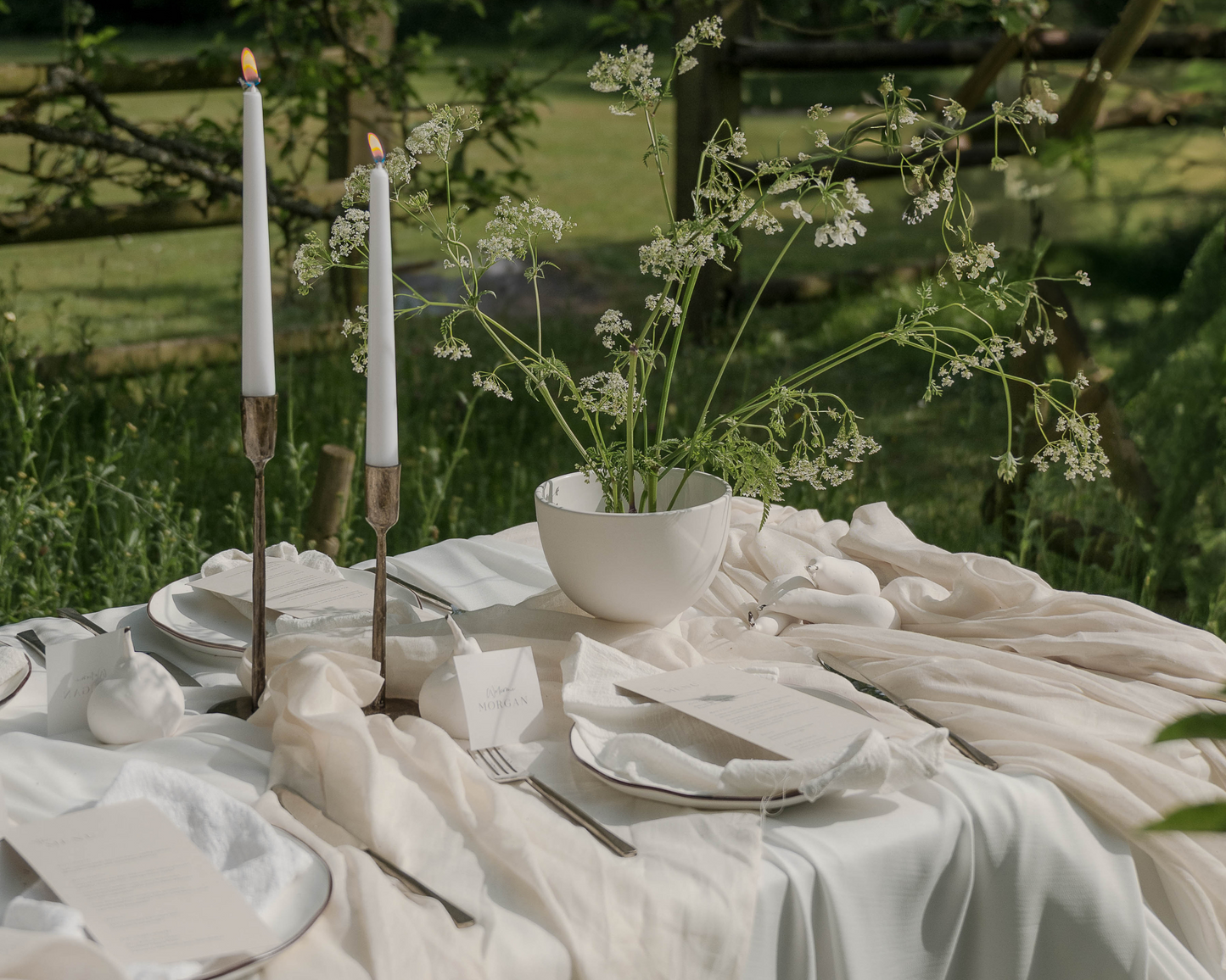 Iron Rustic Gold Antique Candle Holders Set from What a Host Home