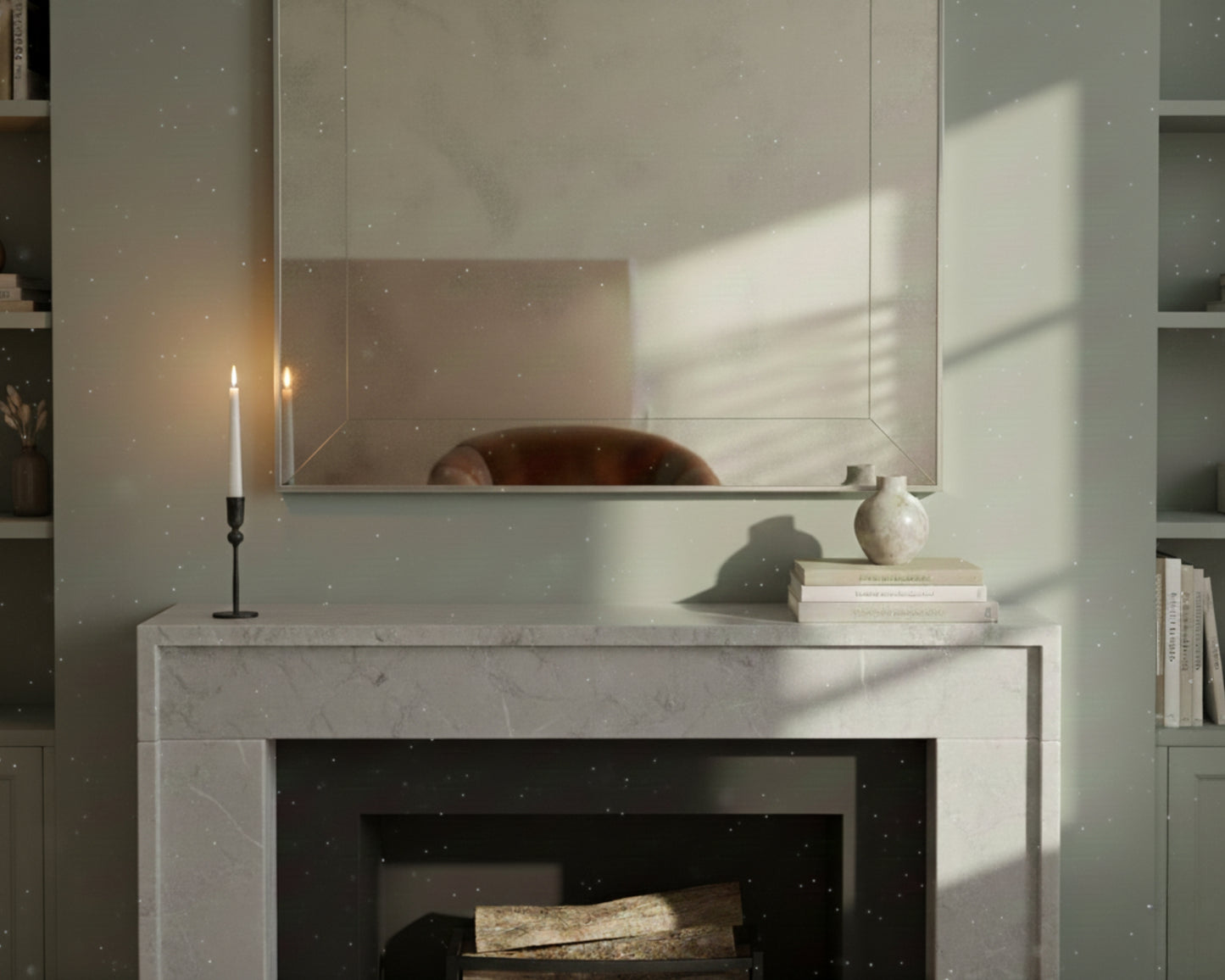 Modern Black Candle Holder with Dinner Candle from What a Host Home