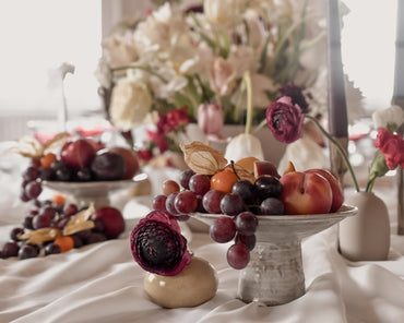 Porcelain white irregular shape tableware dishwasher and microwave safe from What a Host Home Decor