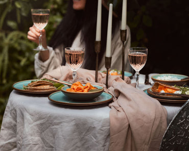What a Host Home: Washed Tablecloth Table Linen for Table Designs