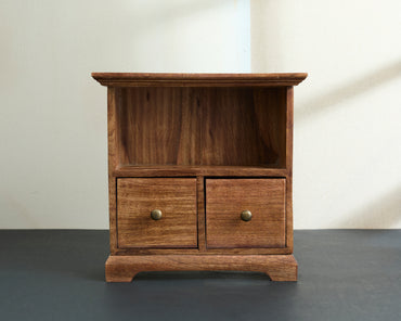 Small Storage Rustic Wooden Cabinet with Drawers from What a Host Home