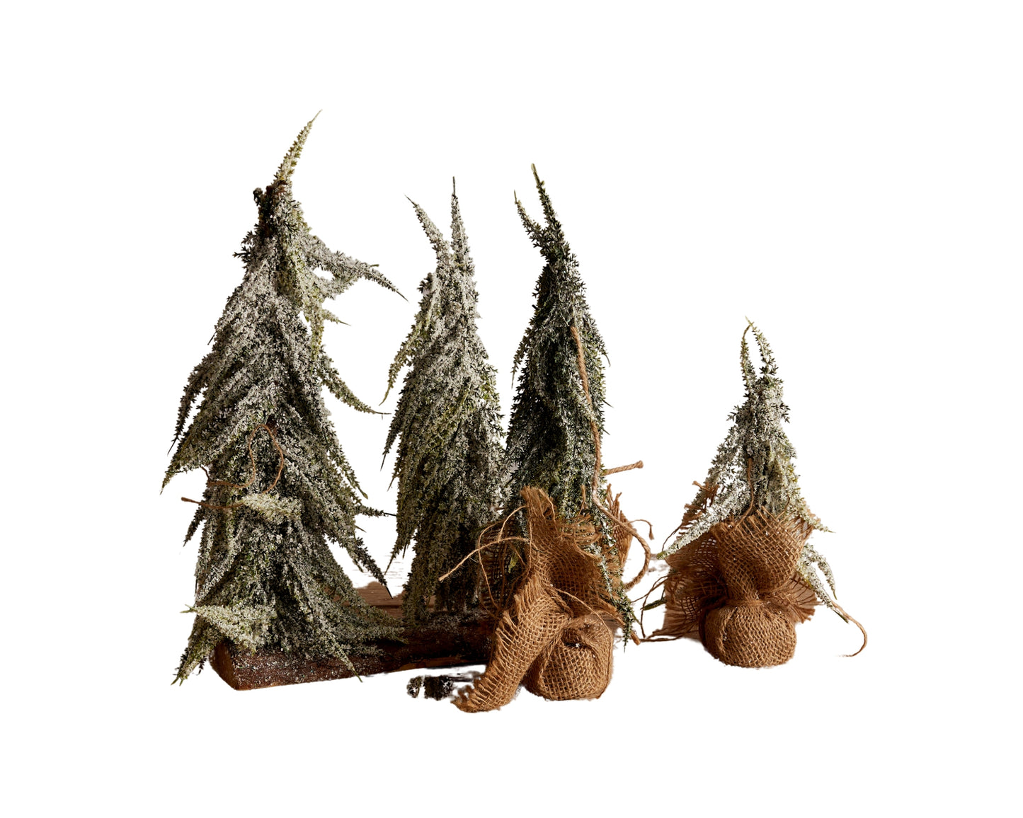 Christmas Decorations: Snowed Green Tree Set from What a Host Home Decor