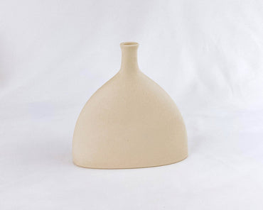 Decorative Minimal Modern Sand Ceramic Vase from What a Host Home DecorDecorative Minimal Modern Sand Ceramic Vase from What a Host Home Decor