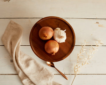 Wooden Fruit Pedestal from What a Host Home Decor