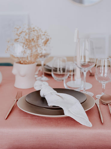 Linen Luxury Tablecloth - What a Host