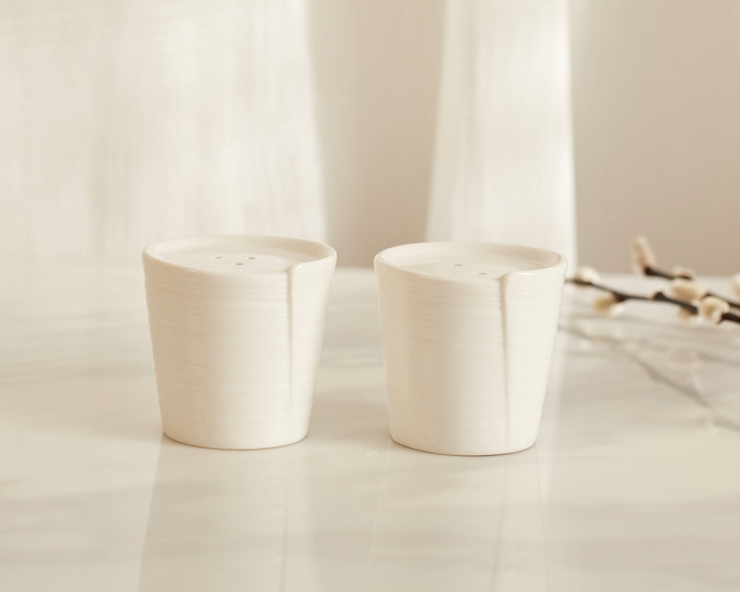 Porcelain Salt and Pepper Shakers Set from What a Host Home Decor