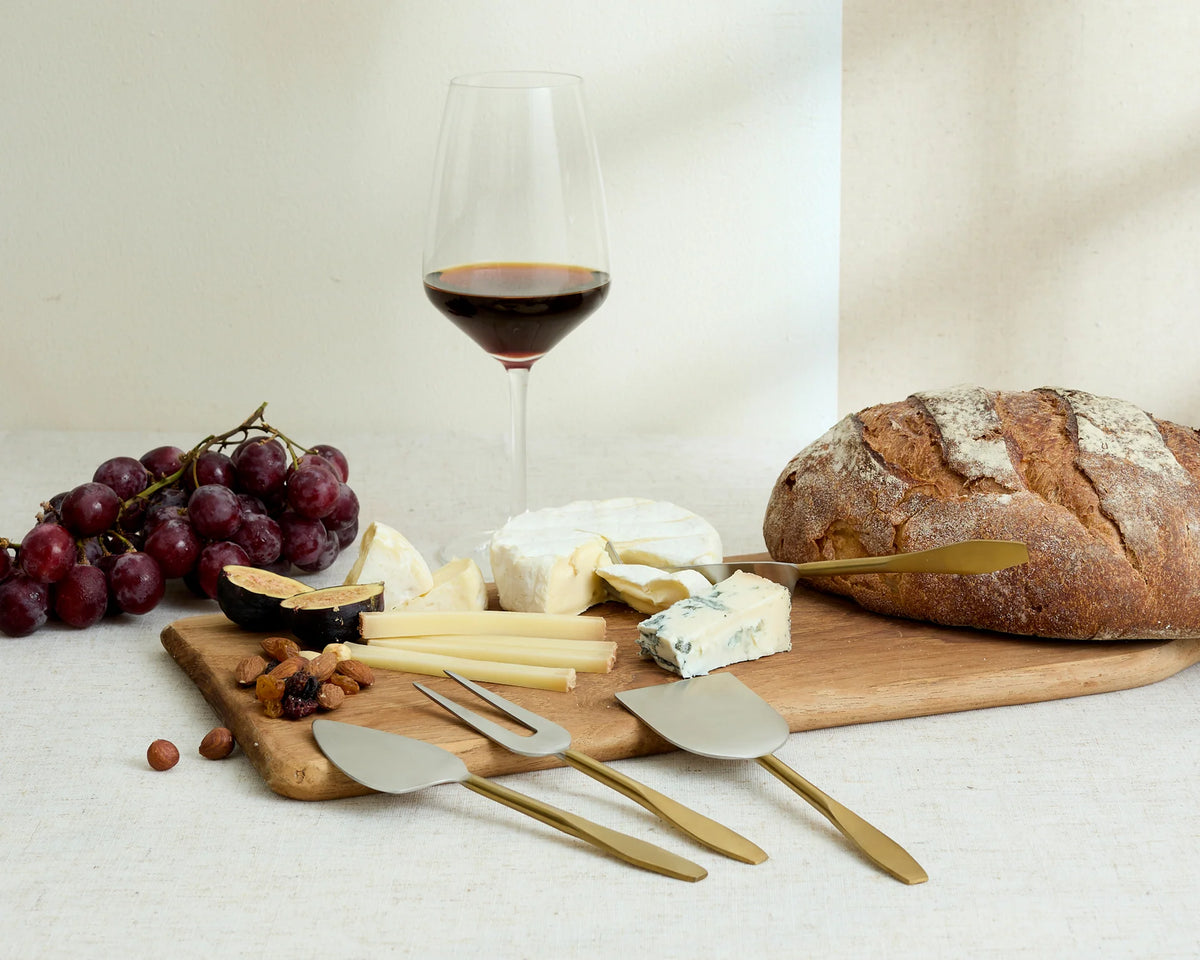 Cheese Knife Set – 4 Piece Stainless Steel Cheese Board Cutlery