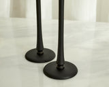 Modern Black Candle Holder Set What a Host Home