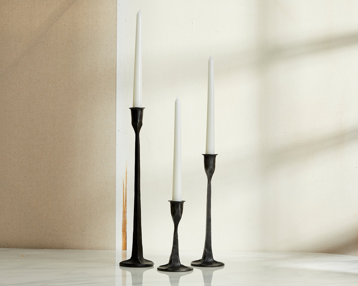 Nile Iron Candle Holder Set