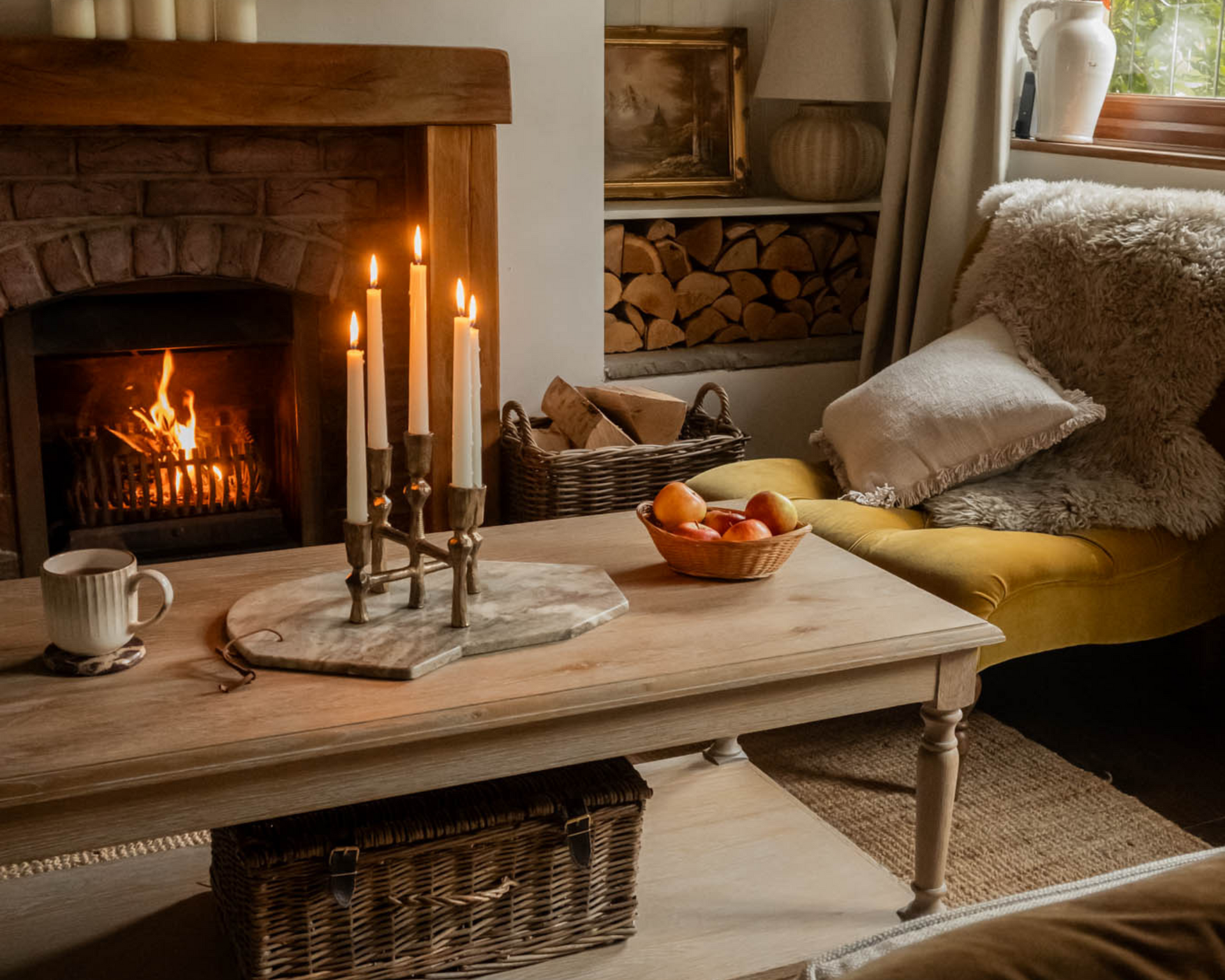 Handcrafted Rustic Gold Iron Candelabra from What a Host Home