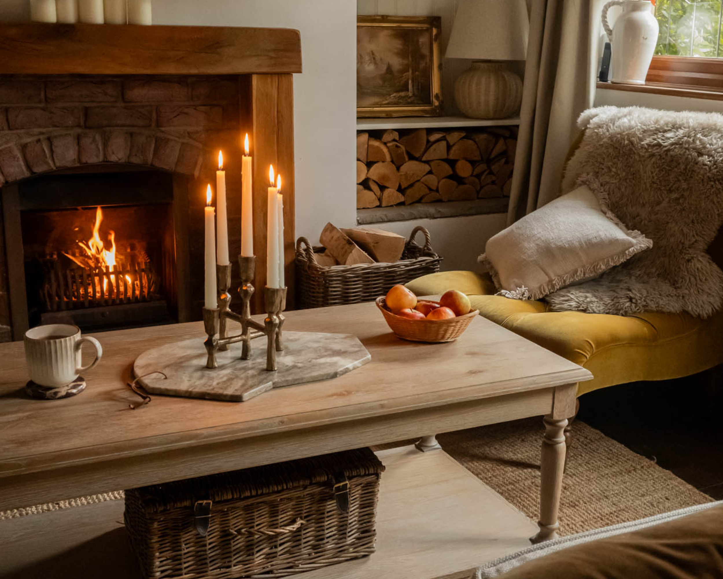 Handcrafted Rustic Gold Iron Candelabra from What a Host Home