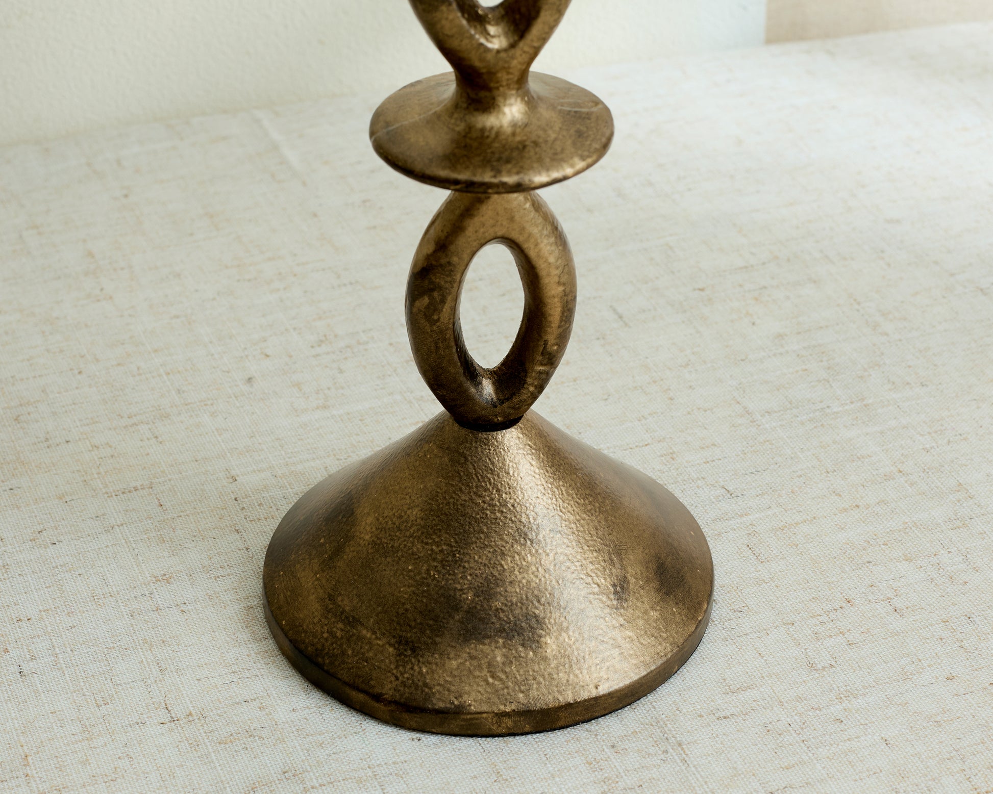 Modern Gold Candle Holder Irregular Shape What a Host Home