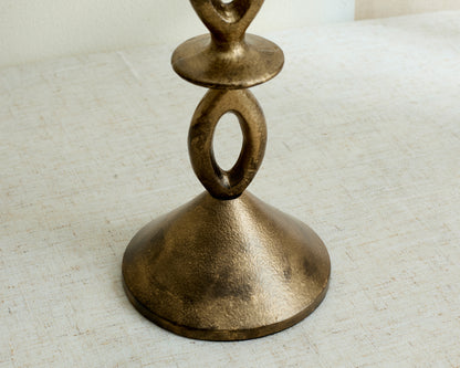 Modern Gold Candle Holder Irregular Shape What a Host Home