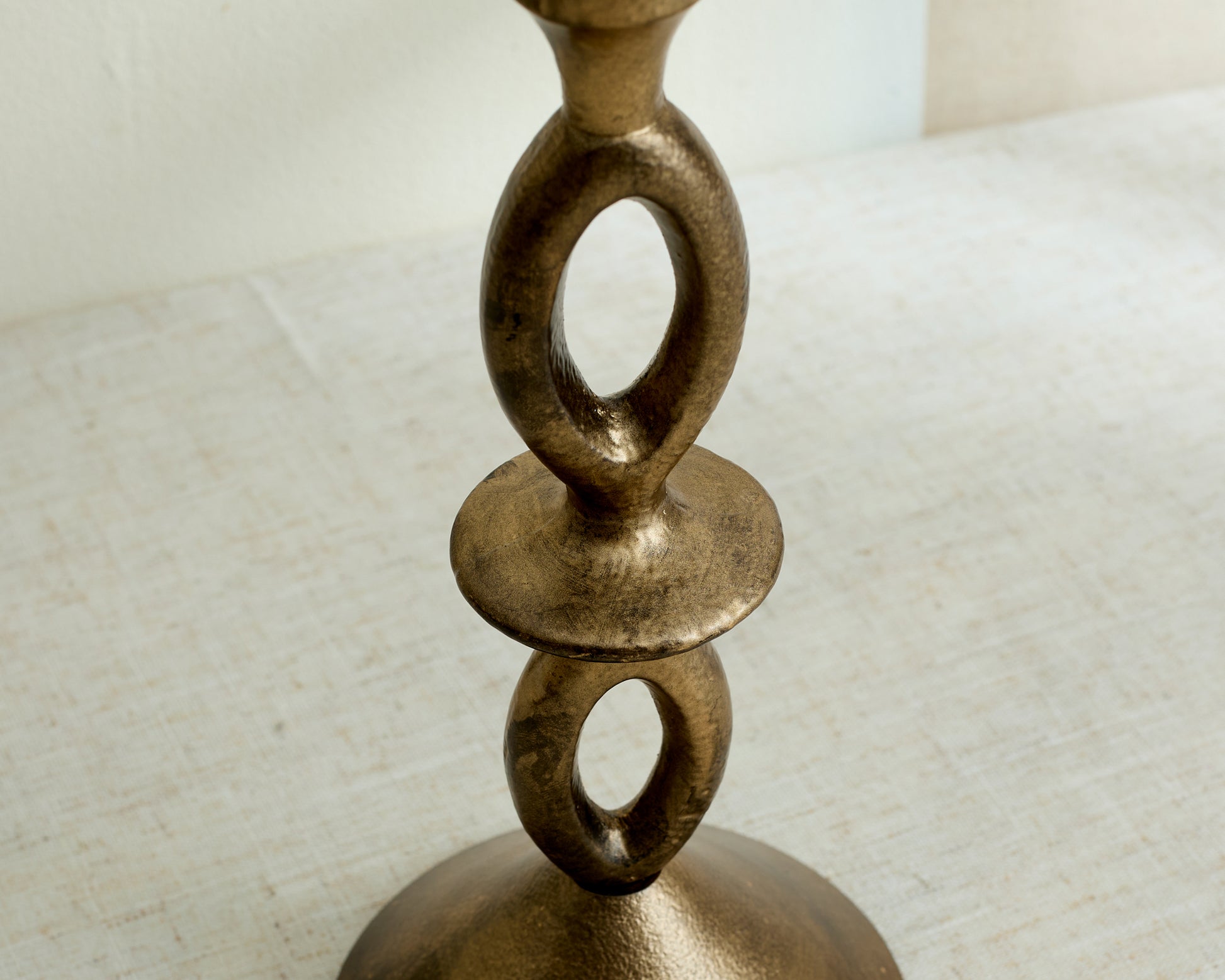 Modern Gold Candle Holder Irregular Shape What a Host Home