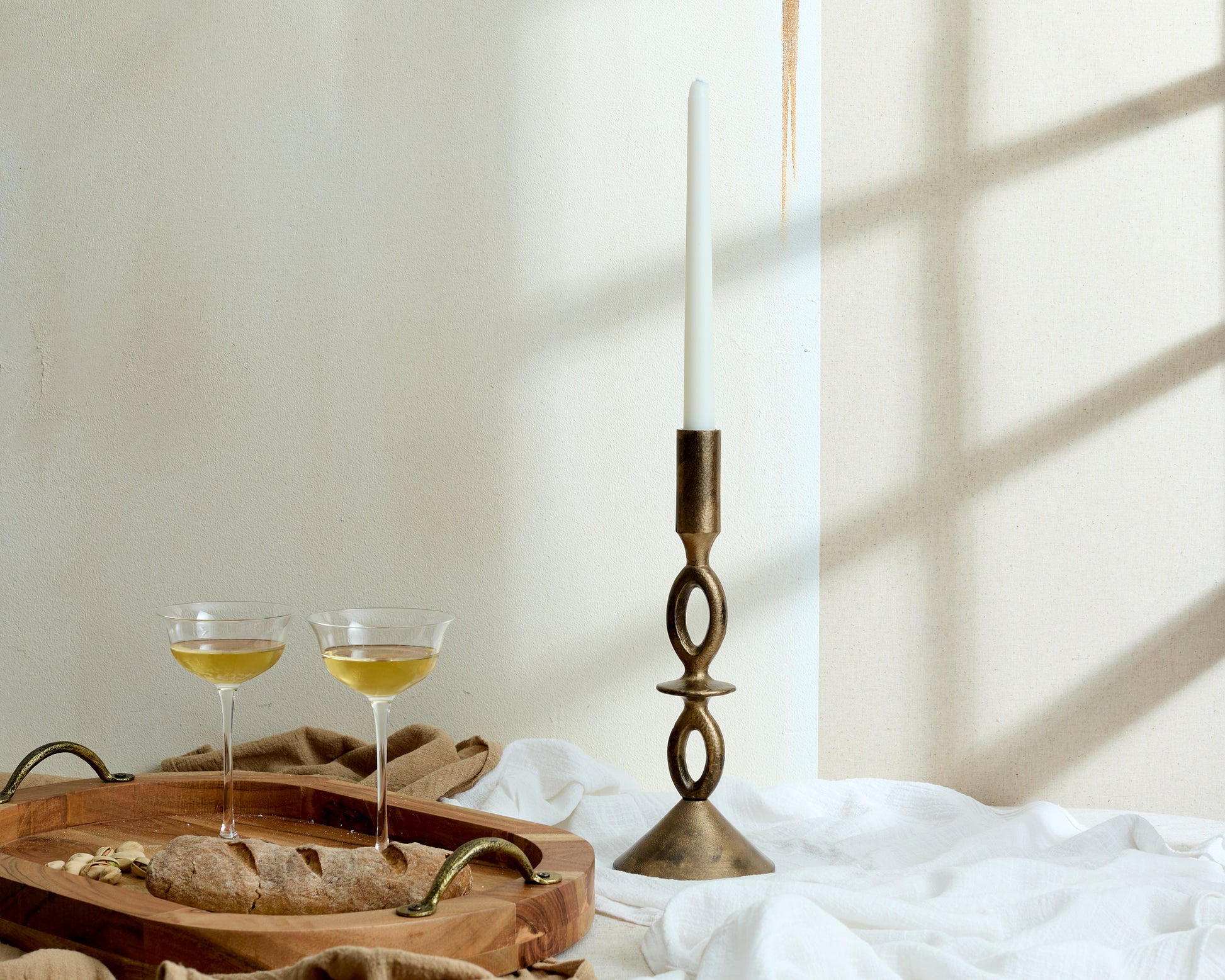 Modern Gold Candle Holder Irregular Shape What a Host Home