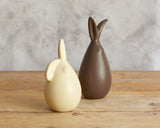 Set of 2 Porcelain Easter Bunnies What a Host Home Decor