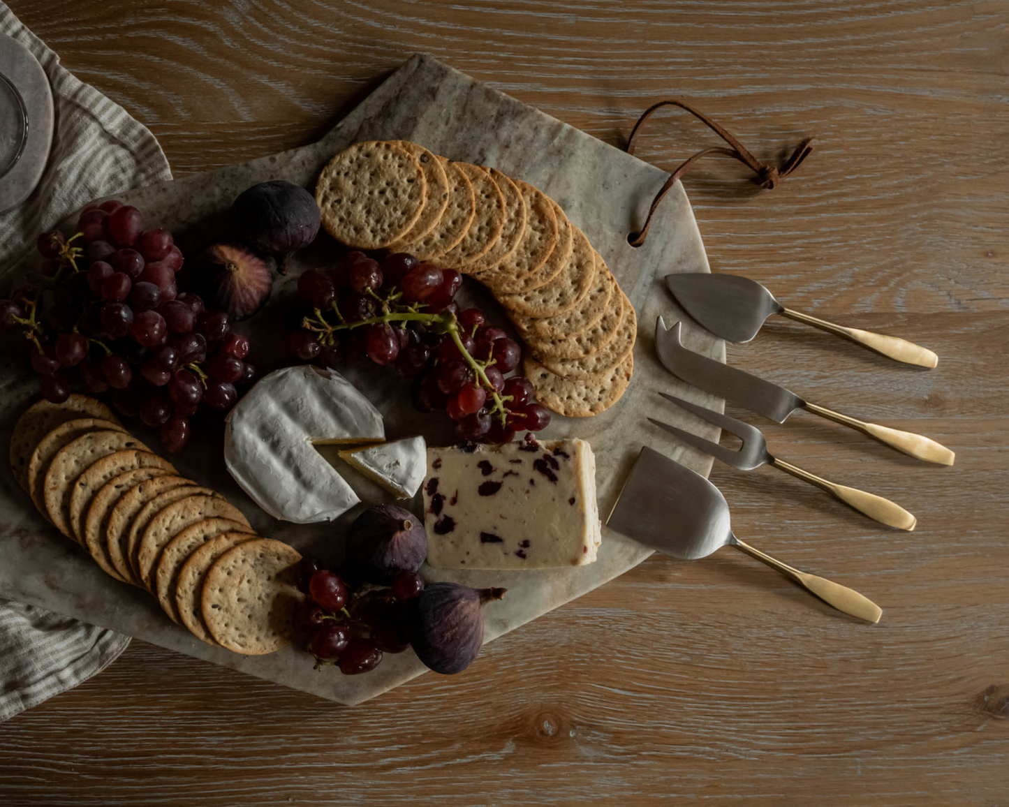 Modern Handcrafted Stainless Steel Cheese Cutlery Set from What a Host Home