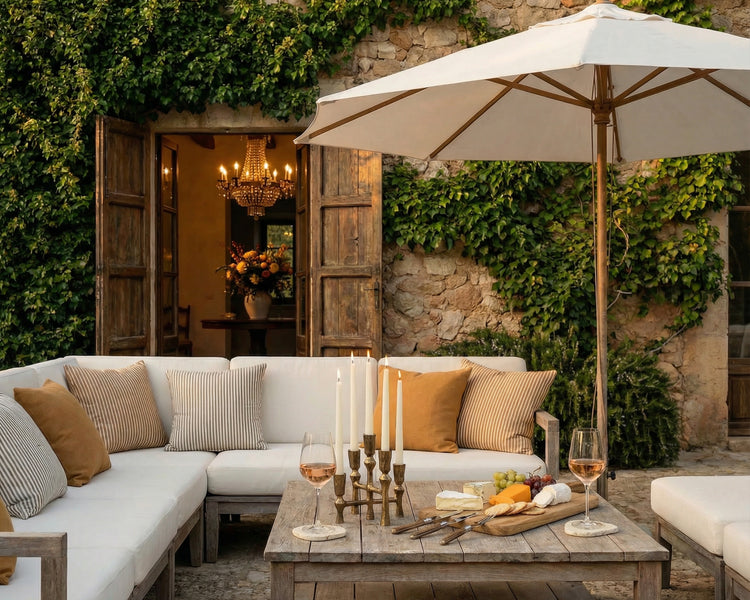 Modern Rustic Travertine Coasters Irregular Shape from What a Host Home