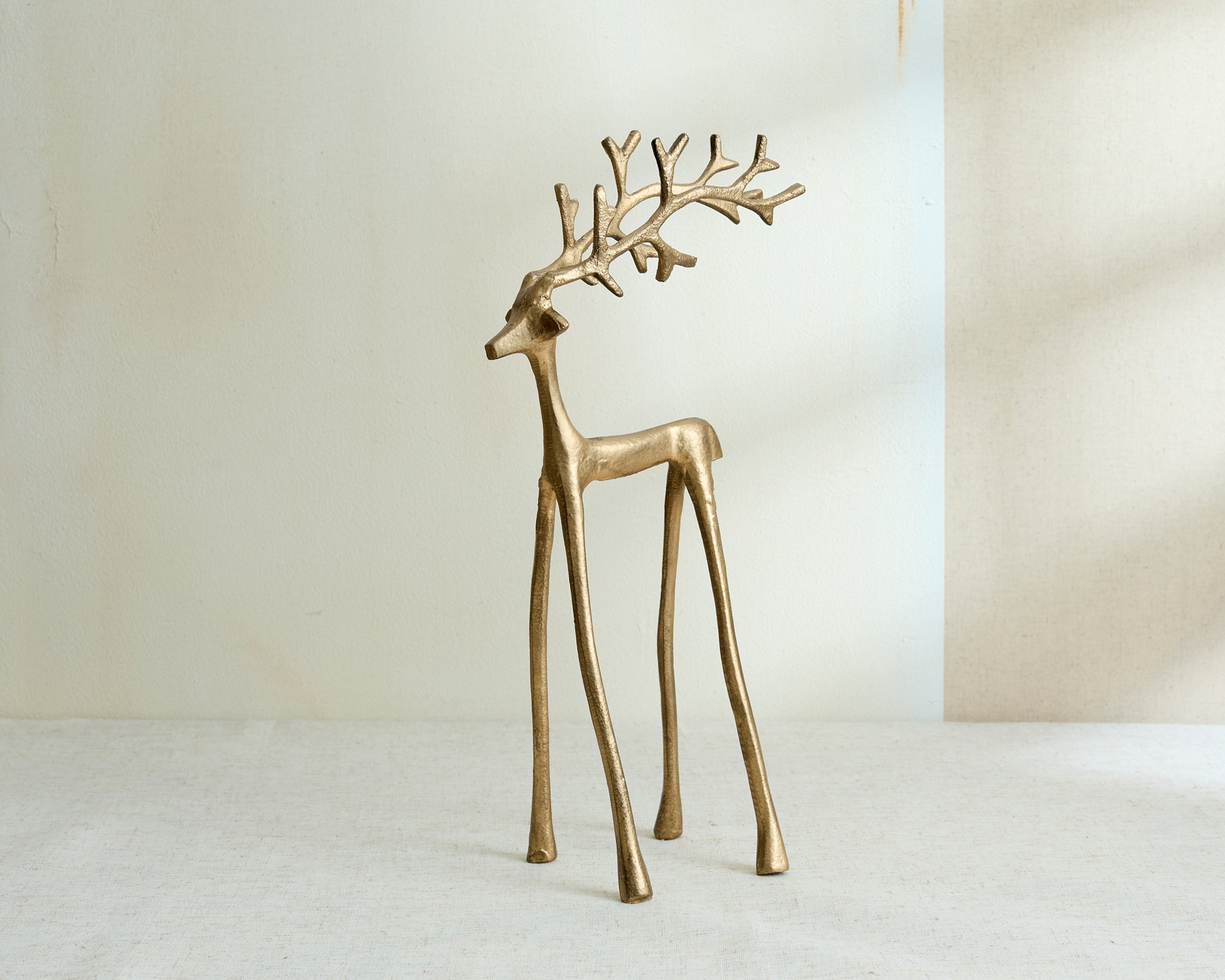 Handcrafted Malva Christmas Ornament Gold Deer from What a Host Home