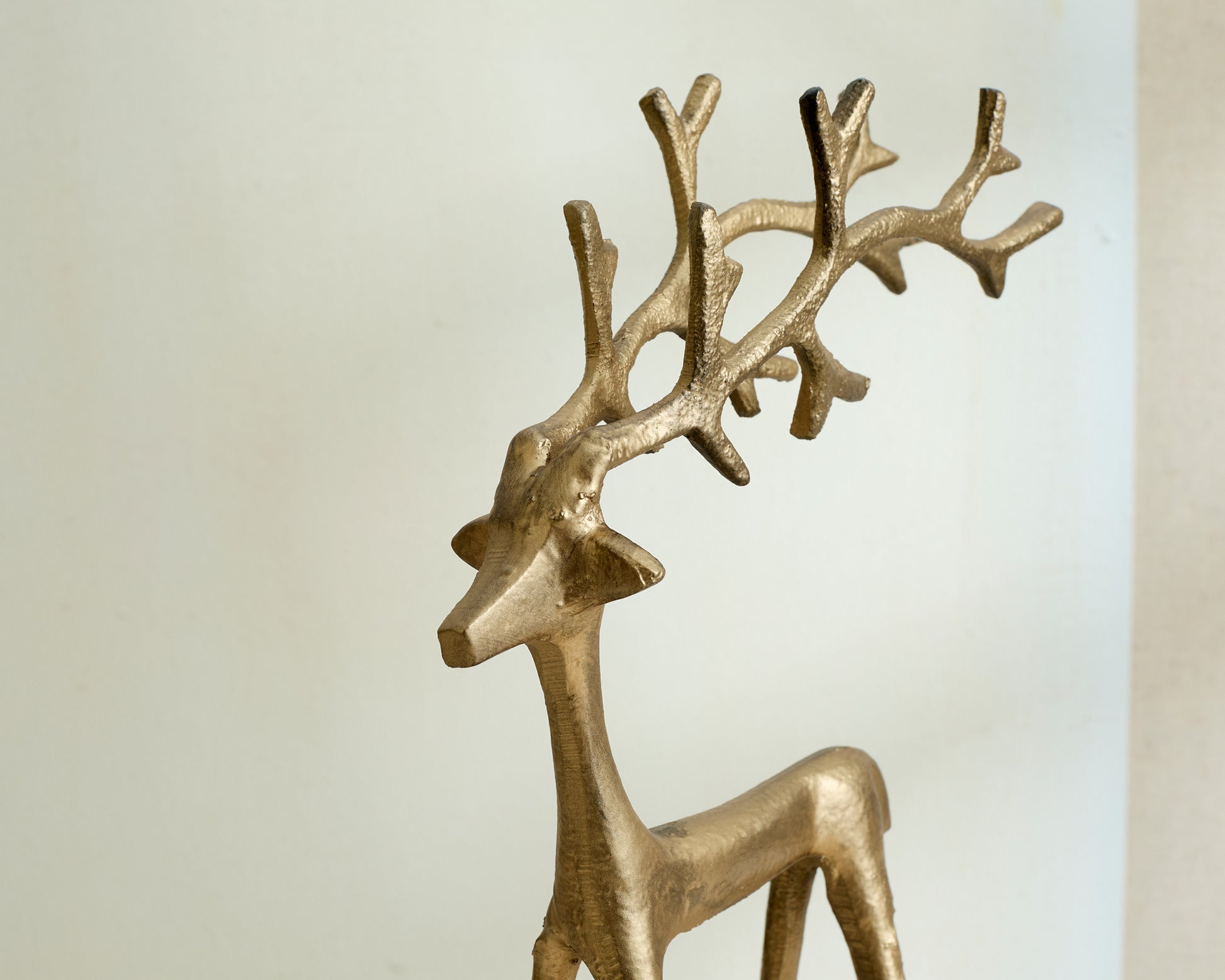 Handcrafted Malva Christmas Ornament Gold Deer from What a Host Home