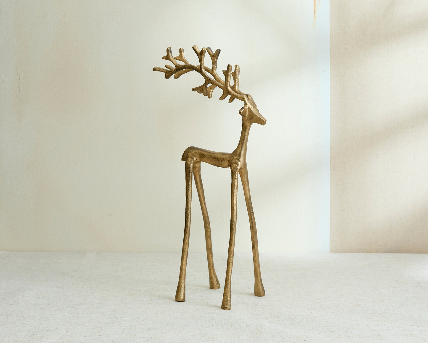 Handcrafted Malva Christmas Ornament Gold Deer from What a Host Home
