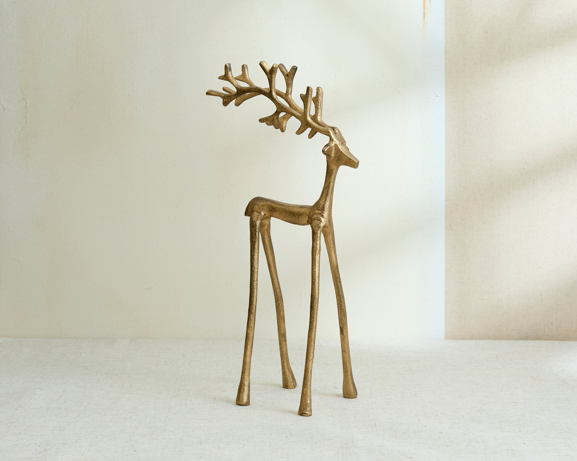 Handcrafted Malva Christmas Ornament Gold Deer from What a Host Home