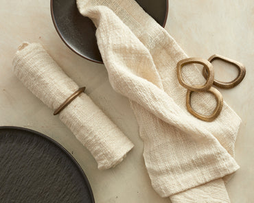 Brass Napkin Rings Gold What a Host Home Decor