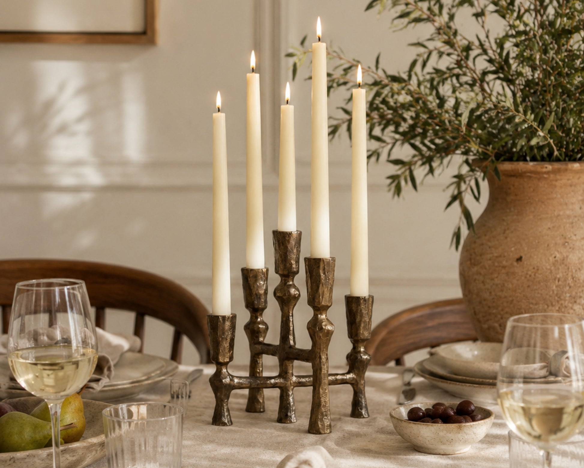 6 Holes Candelabra Rustic Gold What a Host Home