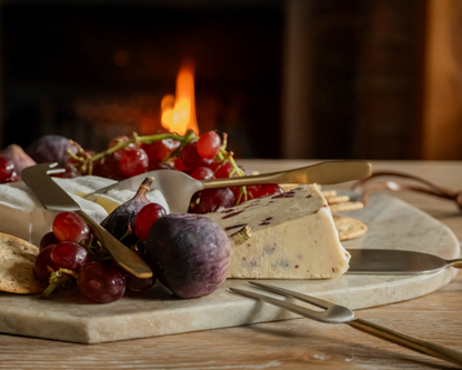 Modern Torrent Marble Serving and Charcuterie Board Irregular Shape from What a Host Home