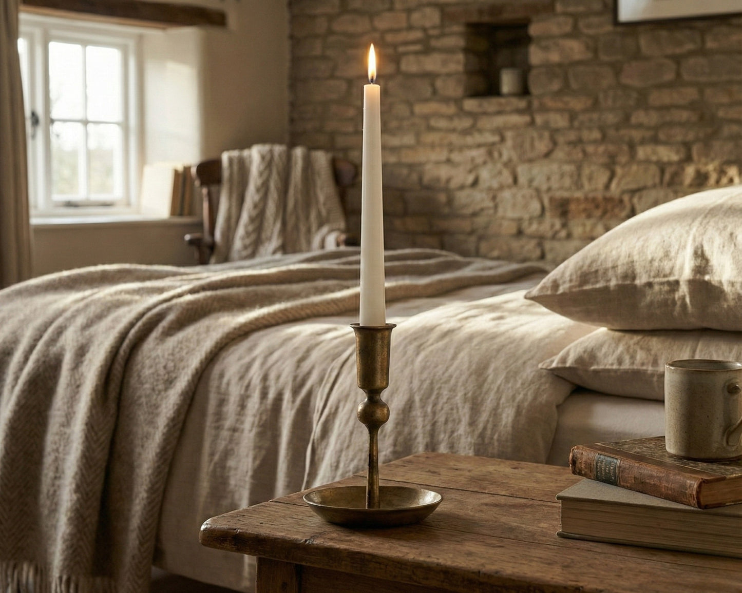 Rustic Gold Candle Holder What a Host Home