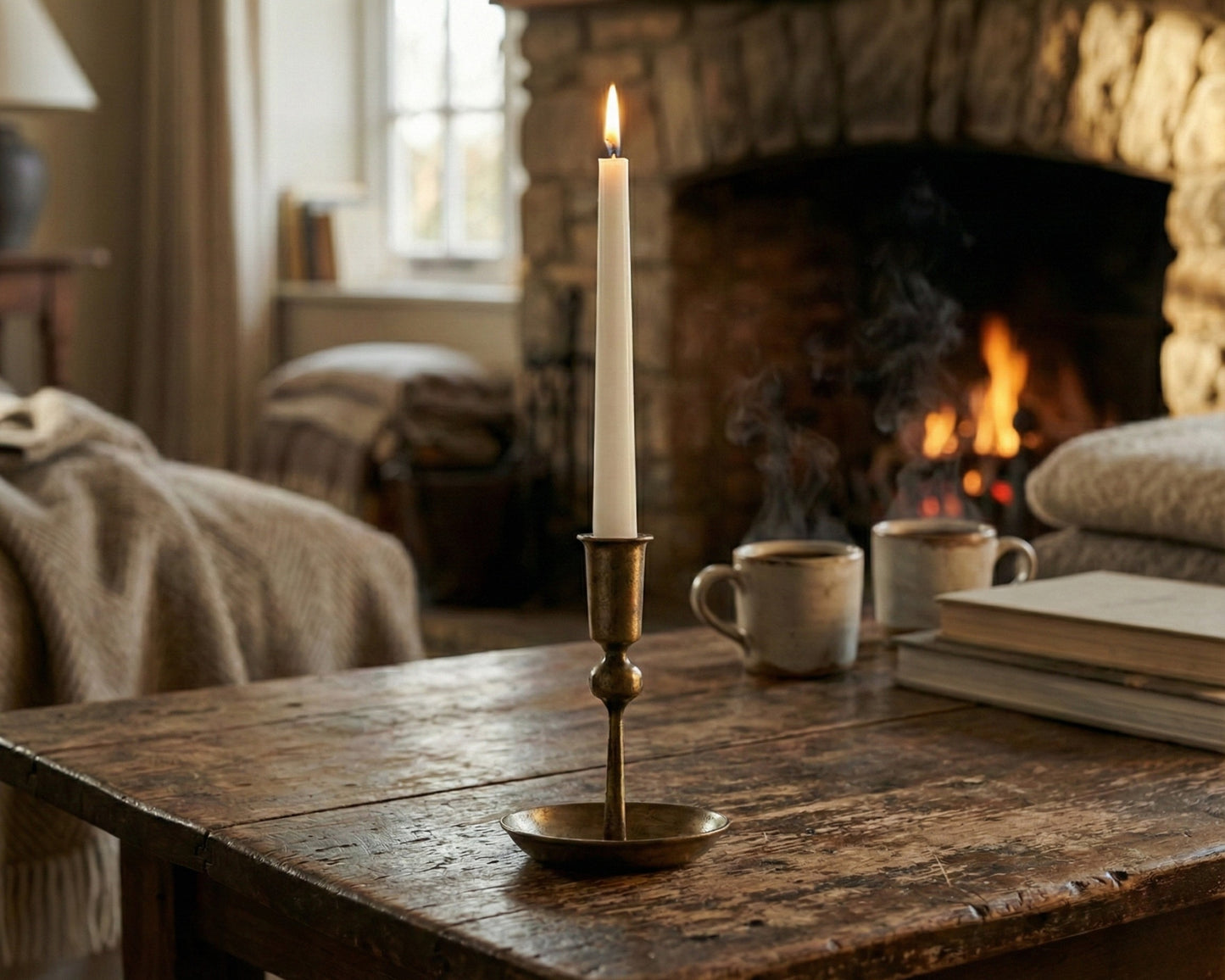 Rustic Gold Candle Holder from What a Host Home