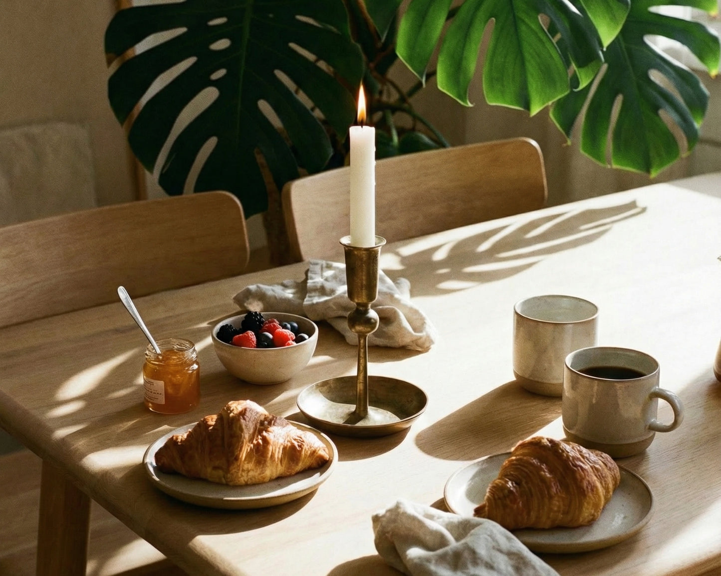 Rustic Gold Candle Holder