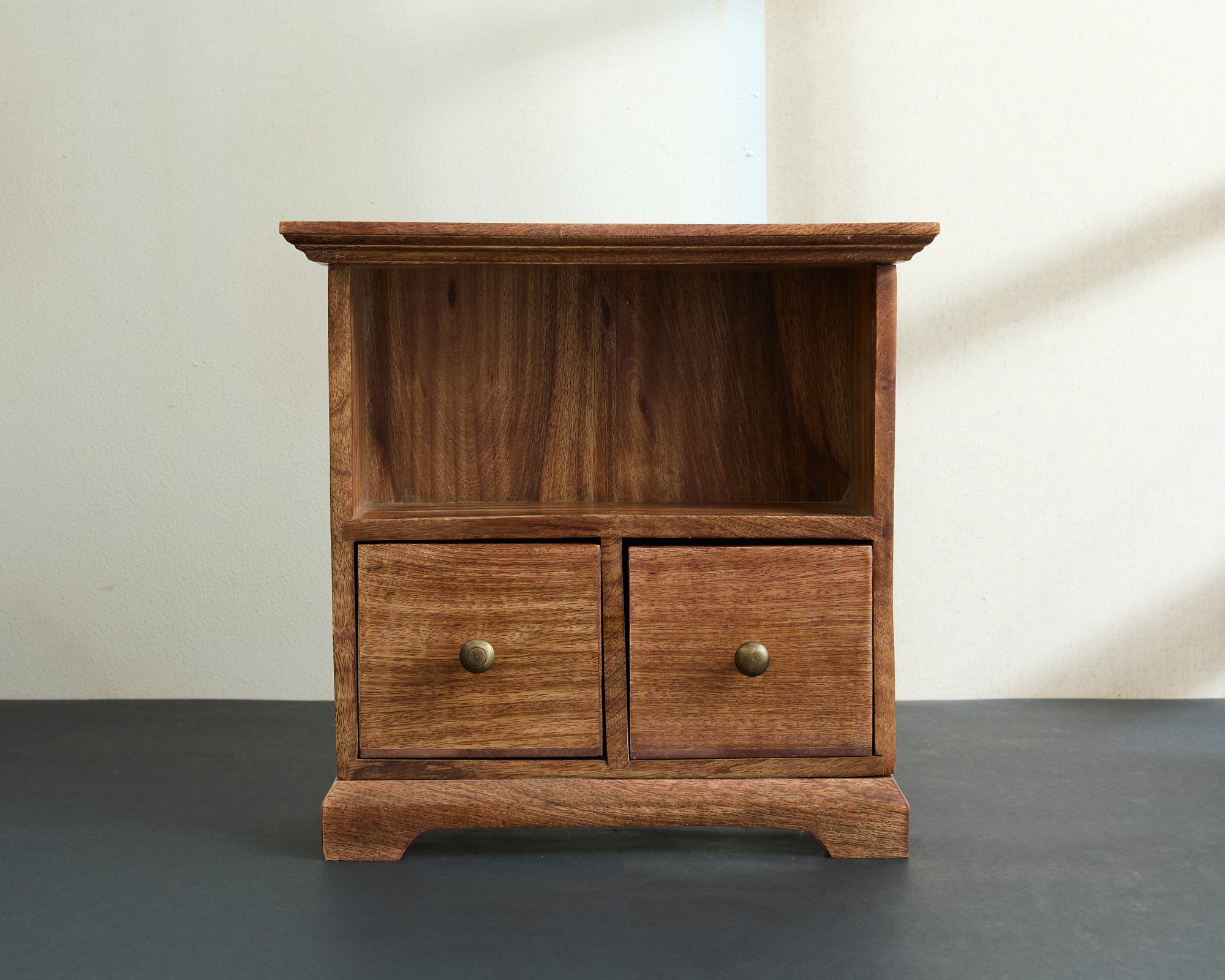 Small Storage Rustic Wooden Cabinet with Drawers from What a Host Home