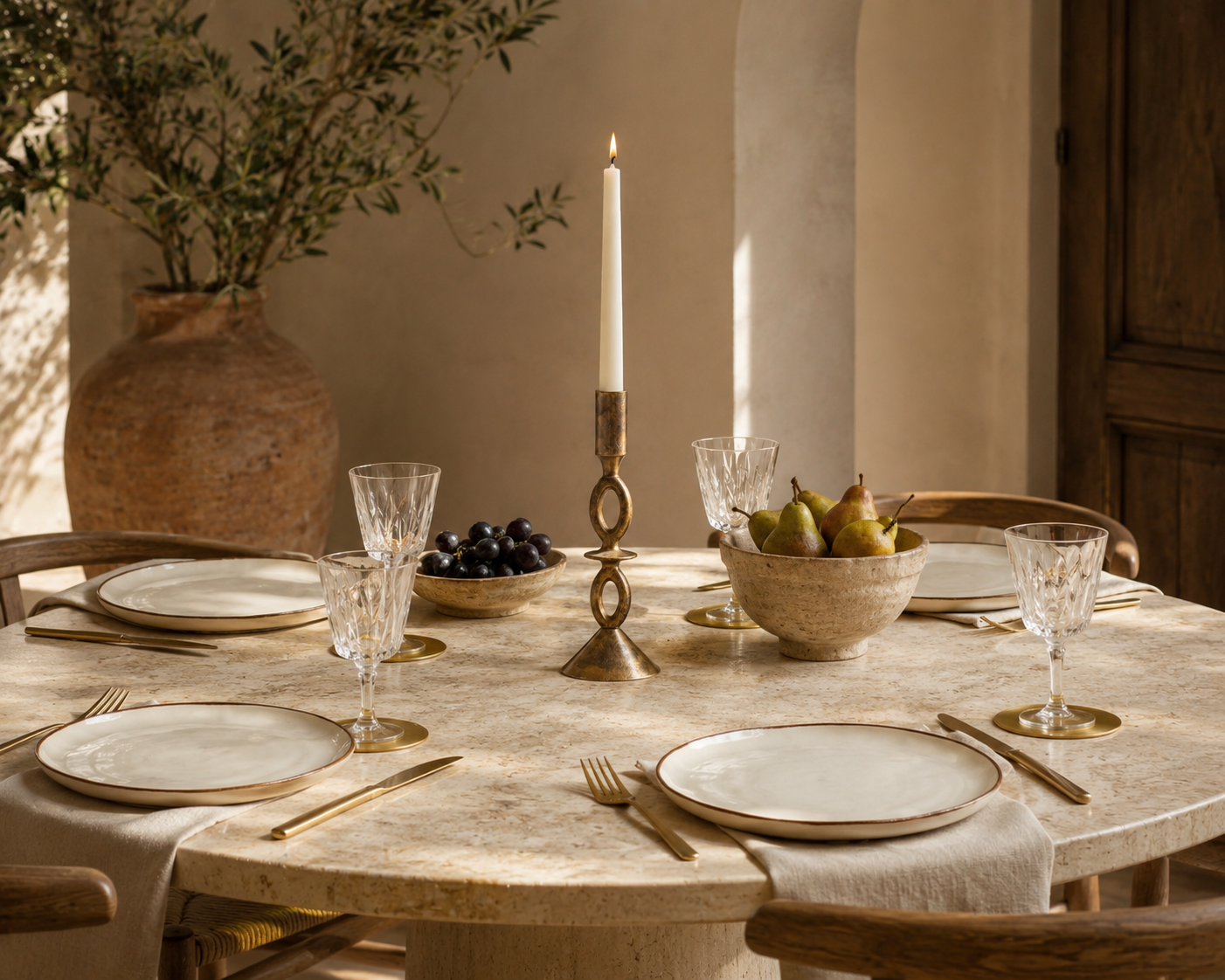 Florence porcelain plate set What a Host Home