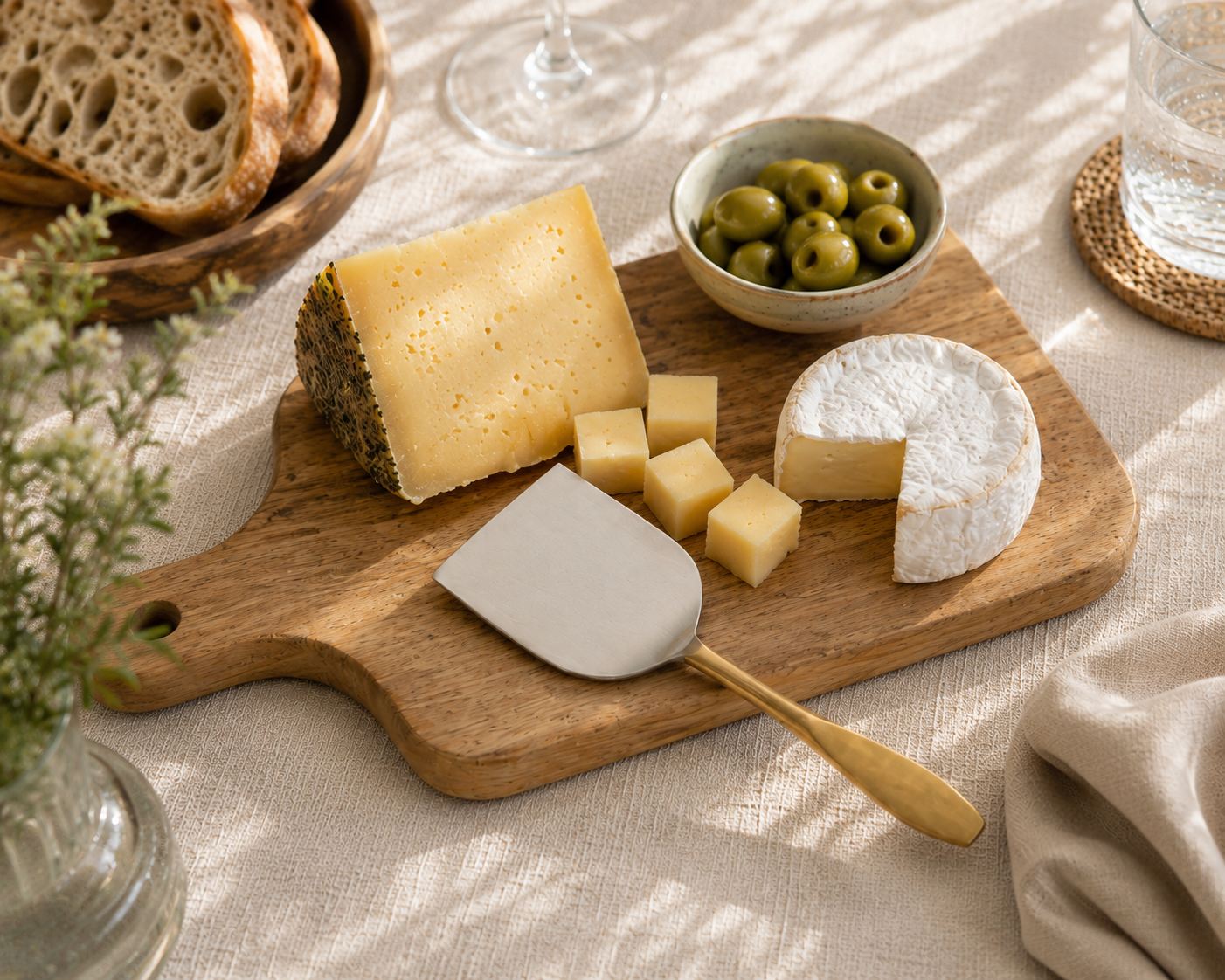 Cheese Knife Set – 4 Piece Stainless Steel Cheese Board Cutlery