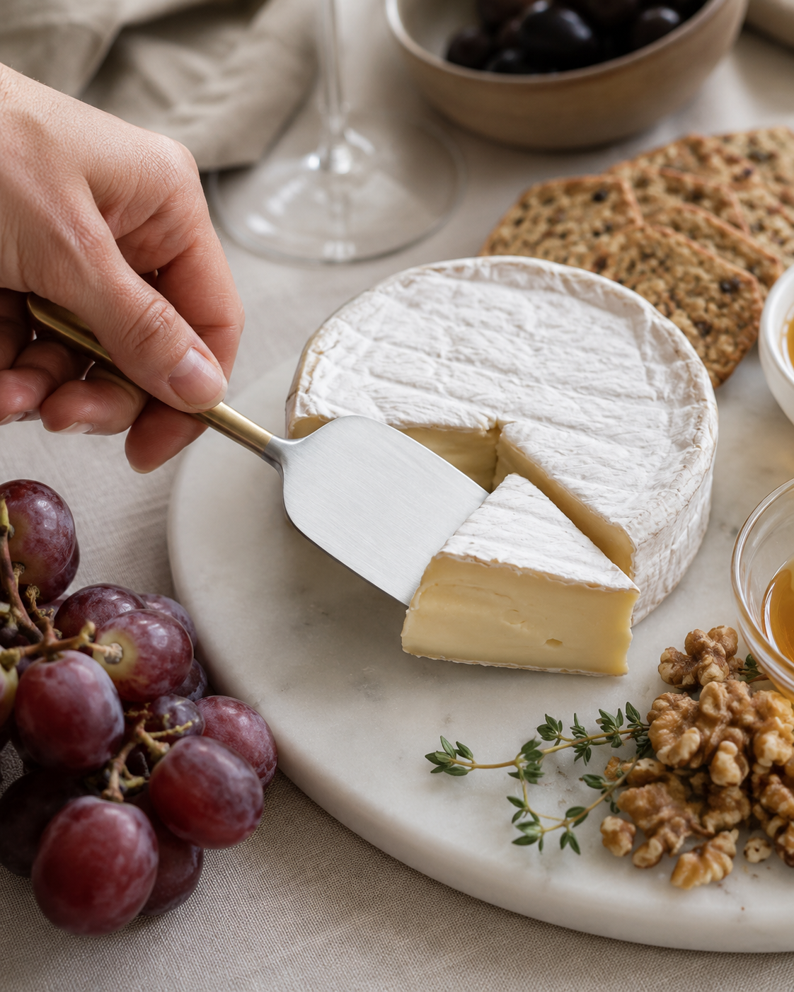 What a Host Home: Wide Blade Cheese Knife Stainless Steel Cheese Board Cutlery