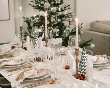 Christmas Scandi Wooden Decorative houses from What a Host Home Decor