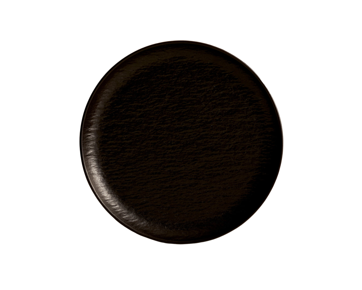 Black Round Porcelain Plate Restaurant Quality from What a Host Home Decor