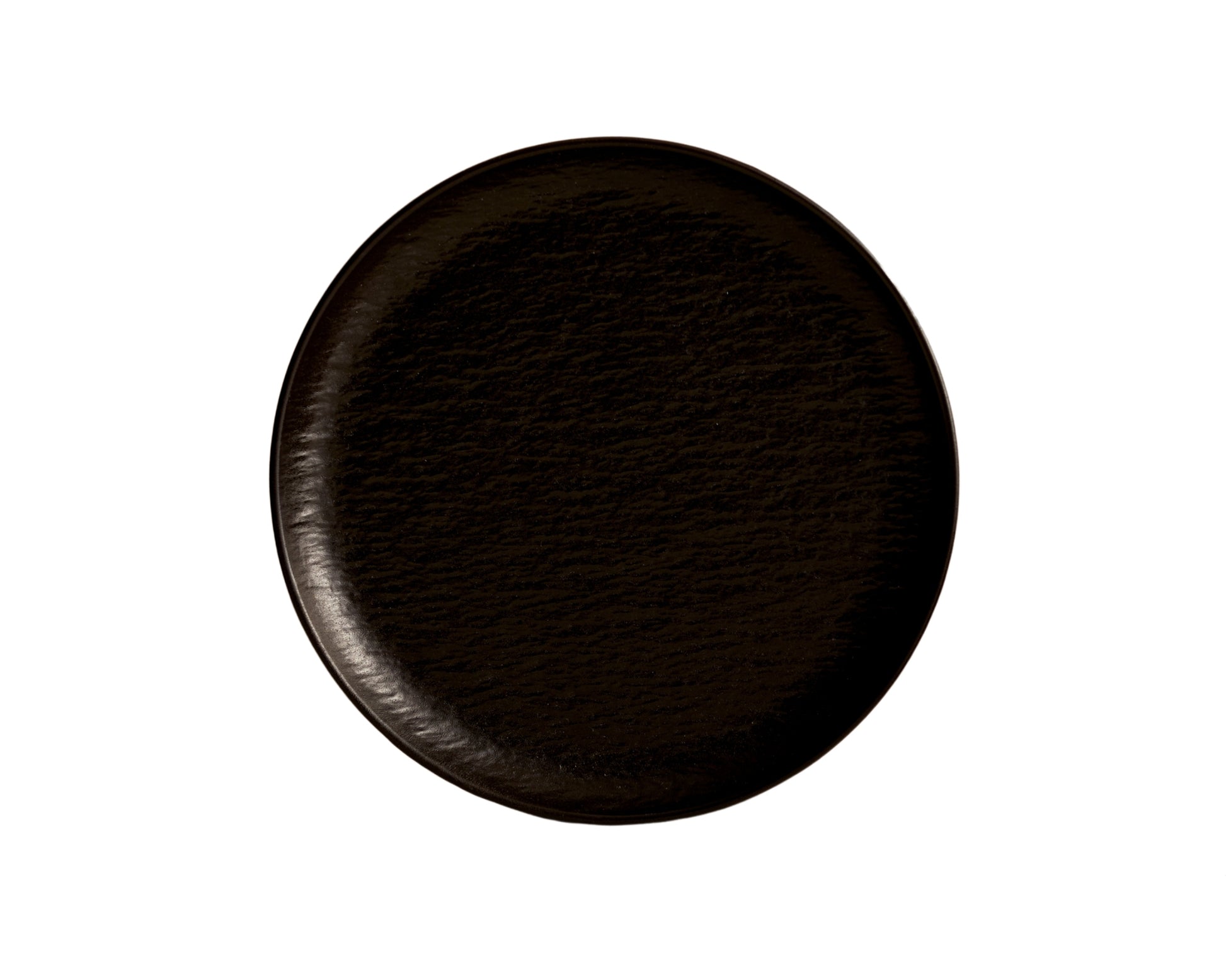 Black Round Porcelain Plate Restaurant Quality from What a Host Home Decor