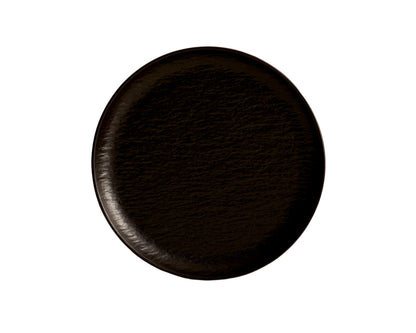 Black Round Porcelain Plate Restaurant Quality from What a Host Home Decor
