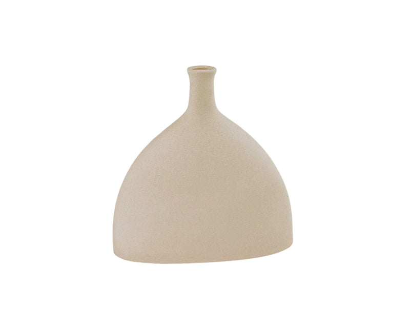 Decorative Minimal Modern Sand Ceramic Vase from What a Host Home Decor