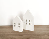 Christmas Scandi Wooden Decorative houses from What a Host Home Decor