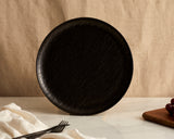 Black Round Porcelain Plate Restaurant Quality from What a Host Home Decor