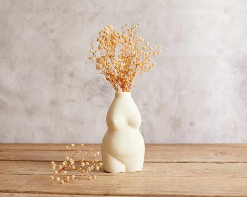 Body shape Ceramic Modern Minimal Flower Vase from What a Host Home Decor