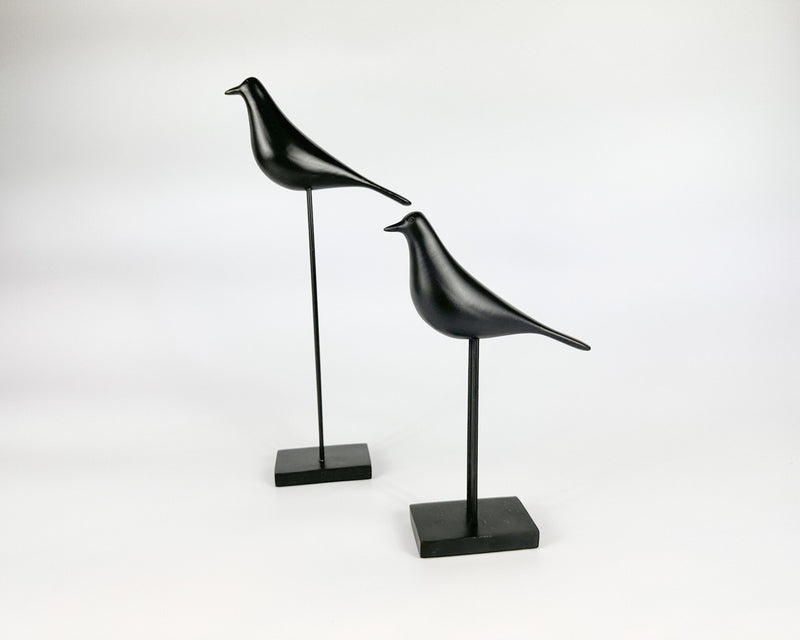 Black Resin Decorative Bird from What a Host Home