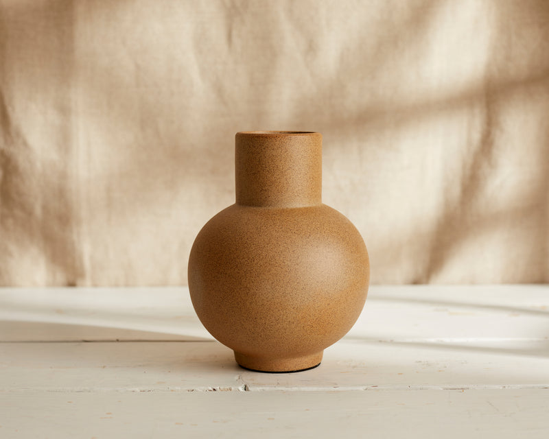 Ember decorative Ceramic Vase Sand Colour from What a Host Home Decor
