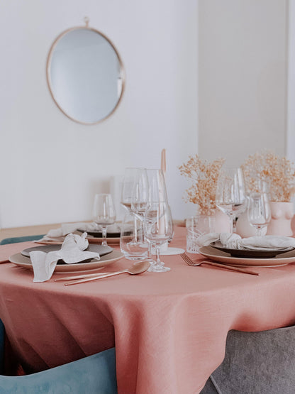 Linen Luxury Tablecloth - What a Host