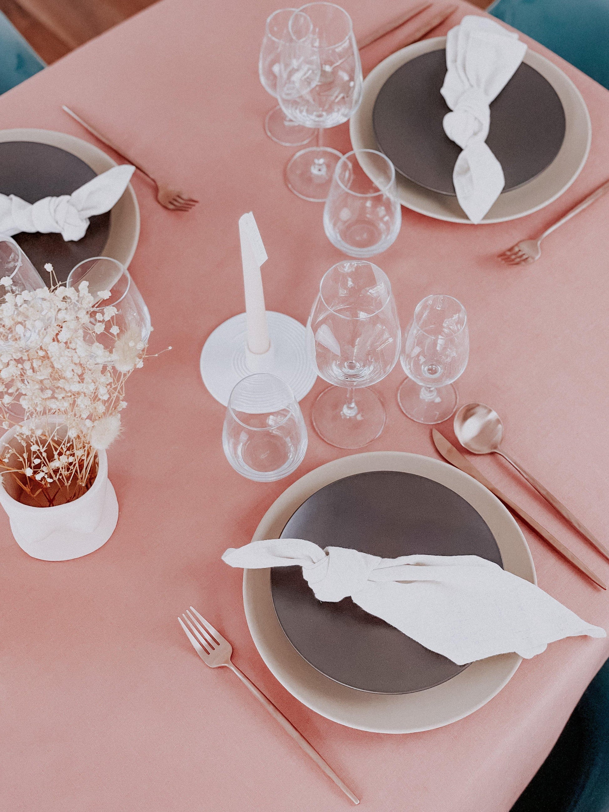 Linen Luxury Tablecloth - What a Host